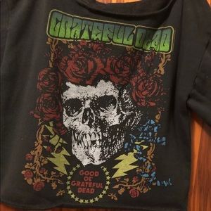 Grateful Dead Sweater Crop Top